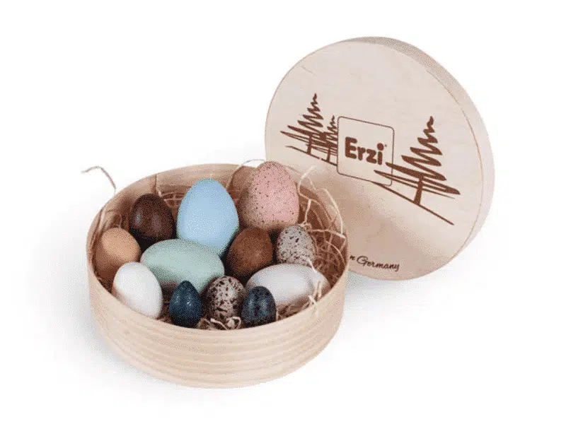 Douzaine d’oeufs en bois – Erzi
