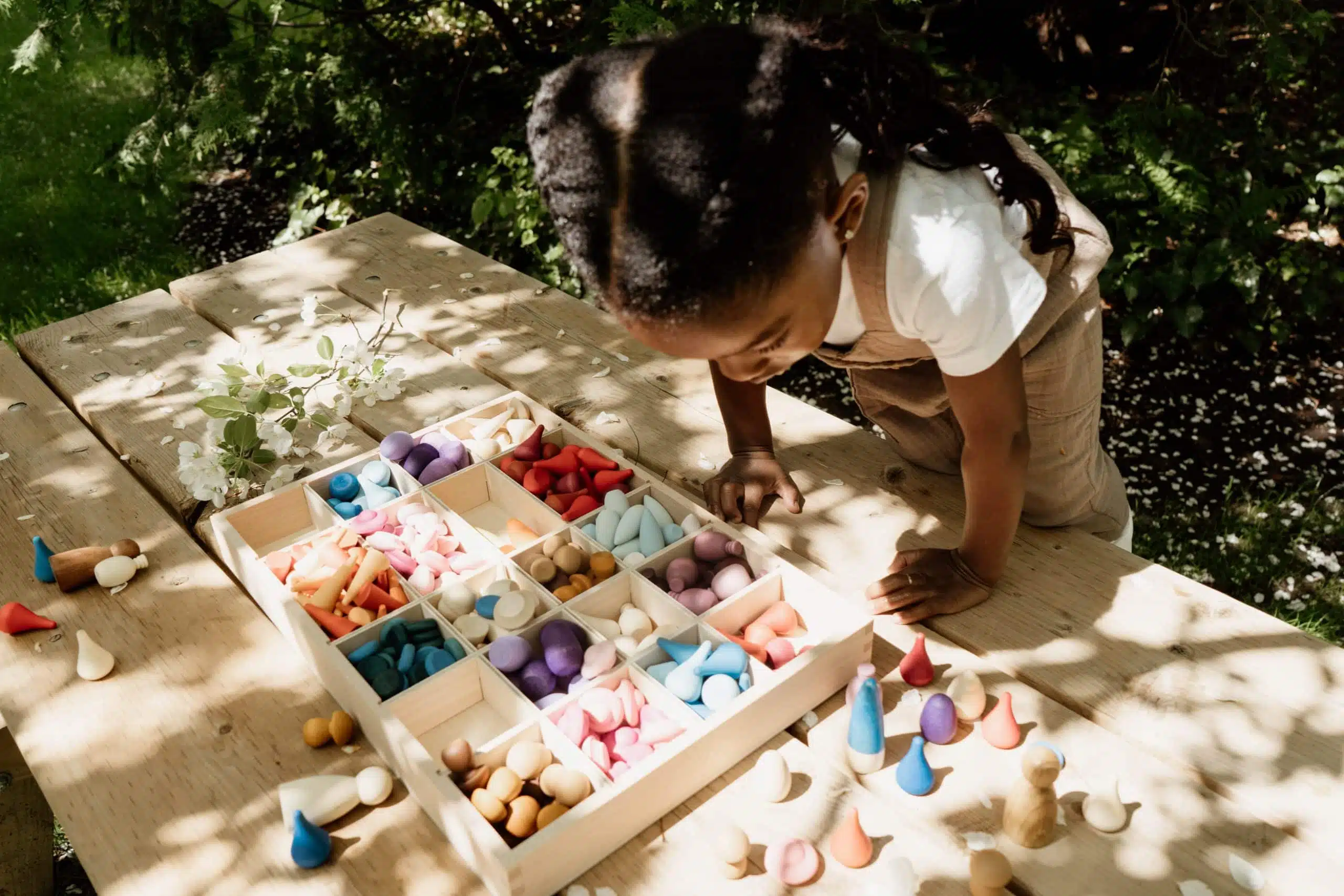 Plateau de tri en bois – Grapat – Image 3