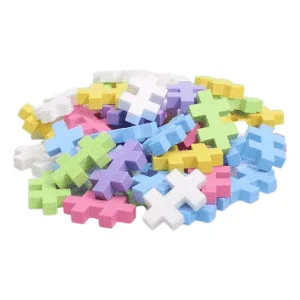 Ensemble de 70 morceaux pastel (Gros) dans une valise – Plus Plus