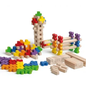 Ensemble de construction blocs et croix – Erzi