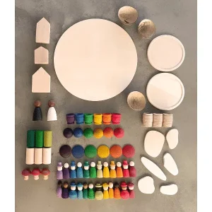 Ensemble de petits mondes pour groupe – 74 morceaux – Grapat