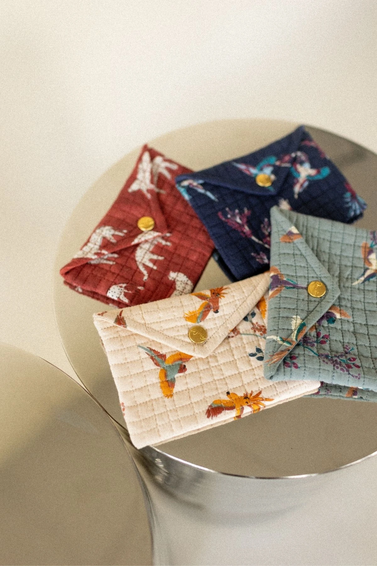 Enveloppe Ravi Cerisier | Grey – Image 2