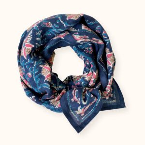 Foulard Latika Bird | Céleste