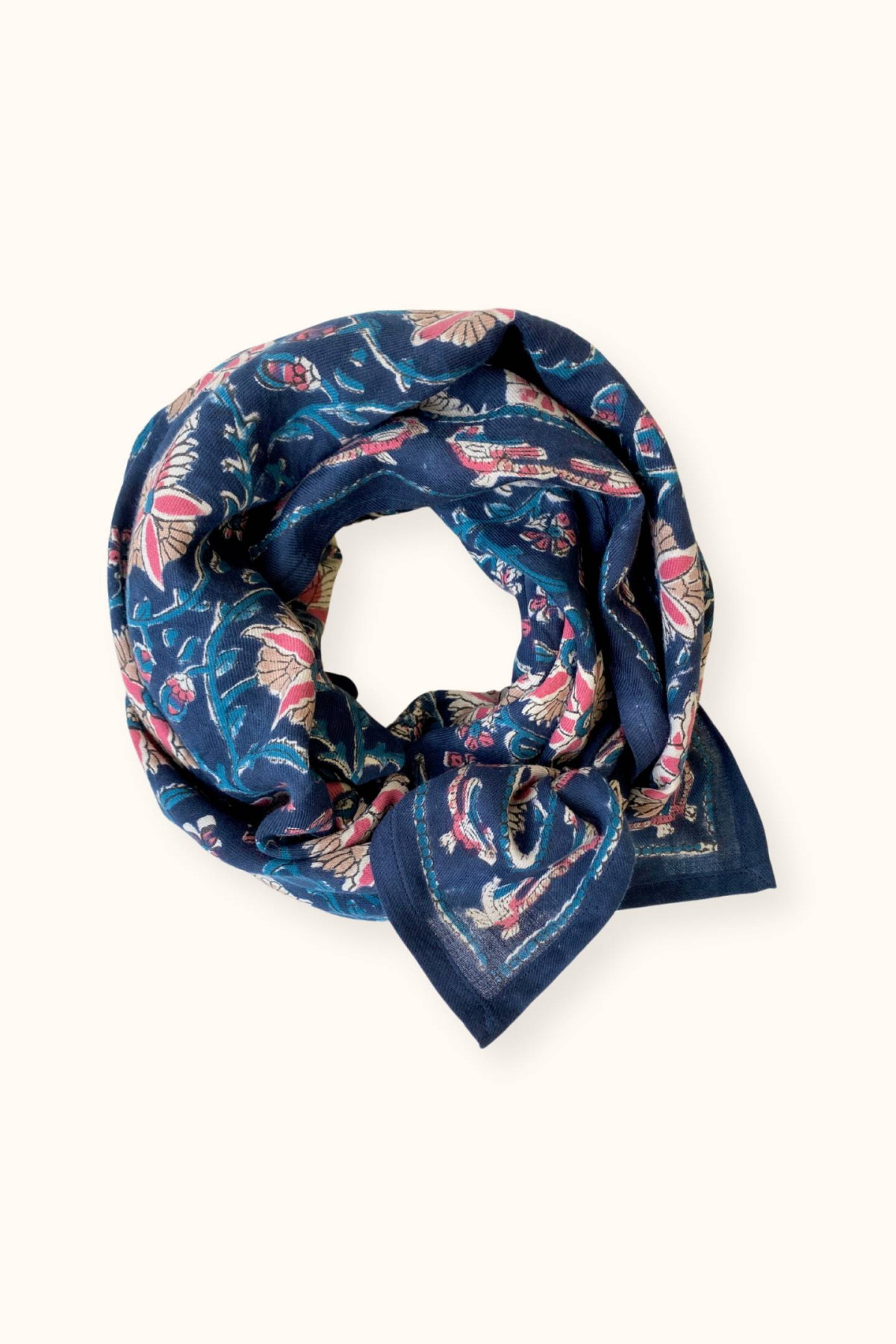 Foulard Latika Bird | Céleste