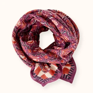 Big Foulard Latika Cactus | Cherry