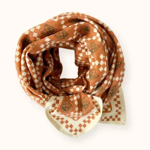 Big Foulard Latika Tigro | Rust