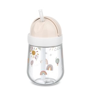 Gobelet avec paille 300 ml | Sunshine & Rainbow