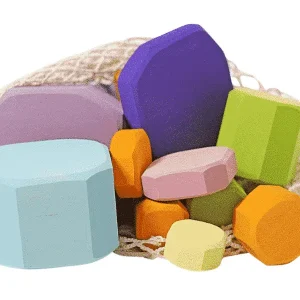 Gros Blocs de Construction Rondins pastel – Grimm&rsquo;s