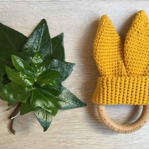 Lapin Moutarde Oeko-tex fabriqué en France