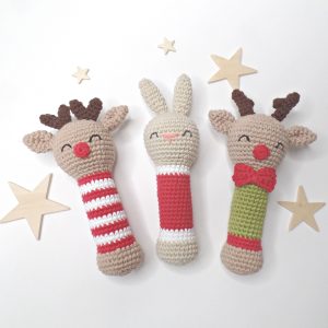 Hochet renne de noël