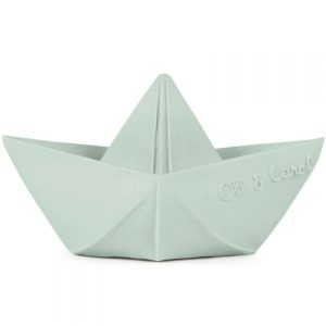 Jouet de bain origami menthe Oli&Carol
