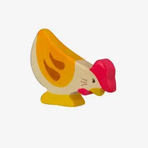 Poule qui mange – Holztiger