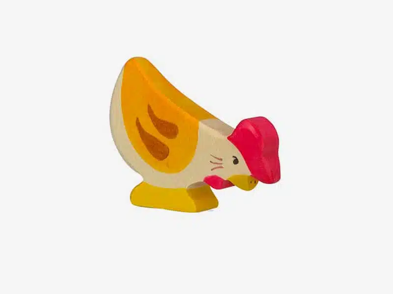 Poule qui mange – Holztiger