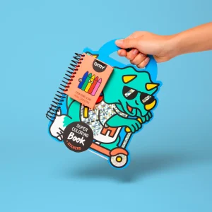 Super Coloring & Stickers Book Dino