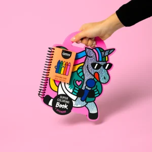 Super Coloring & Stickers Book Lily