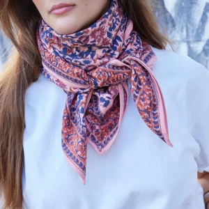 Foulard indien – Lucette pink