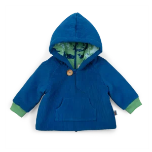 Manteau velours côtelé bleu | Matteo