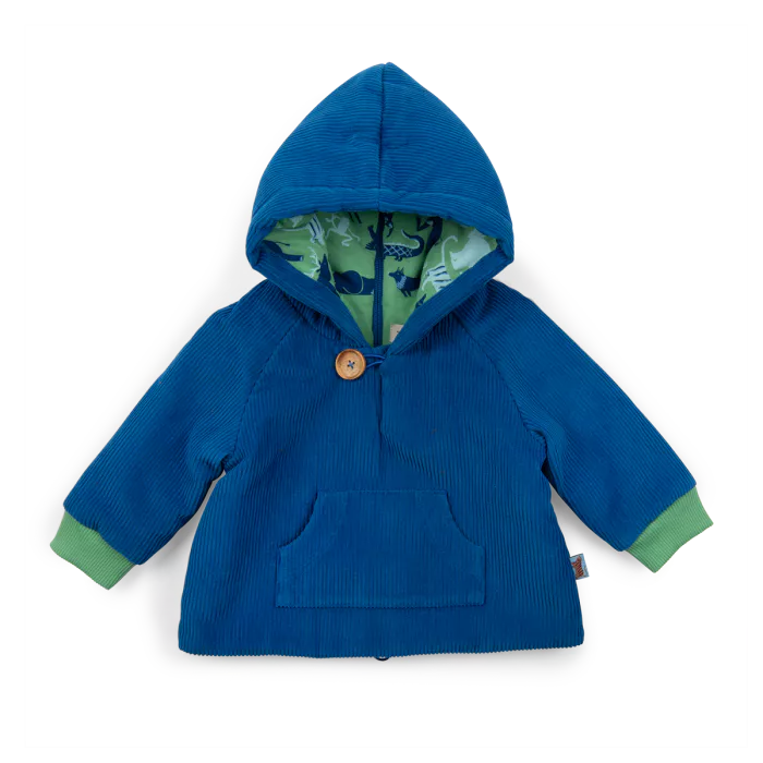 Manteau velours côtelé bleu | Matteo