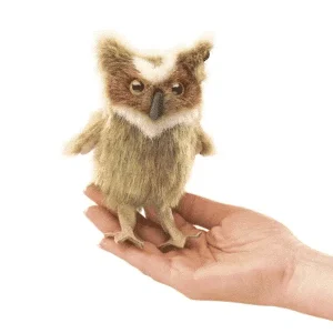 Mini Grand-duc d&rsquo;Amérique – Folkmanis Puppets