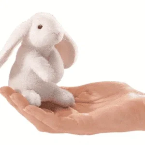 Mini lapin blanc – Folkmanis Puppets
