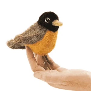 Mini merle d&rsquo;Amérique – Folkmanis Puppets