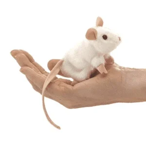 Mini souris blanche – Folkmanis Puppets