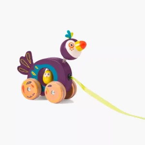 Petit jouet à tirer Pakou | Dans la jungle