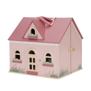 Maison de poupée en bois portable