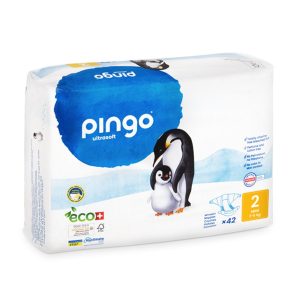 Pingo couches écologiques T2 nouveau-né 3-6 Kg