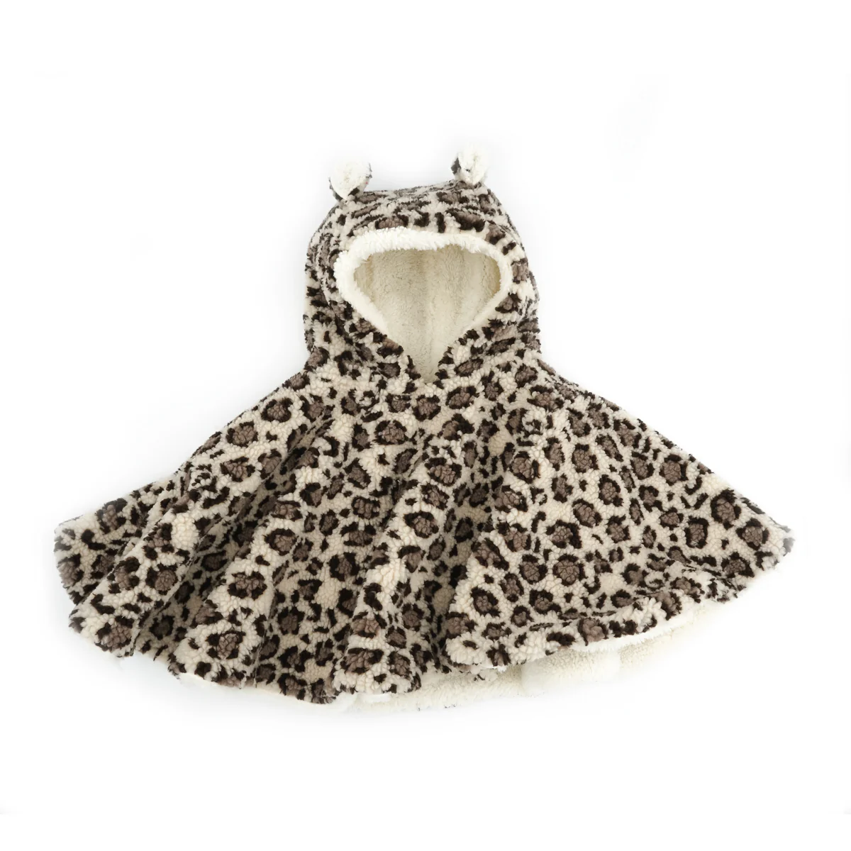 Poncho bébé teddy | Léopard – Image 5