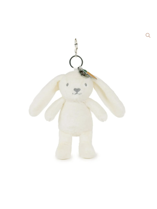 Porte clés Lapin crème