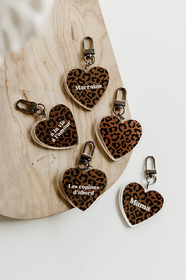 Porte-Clés | MAMA Léopard marron foncé – Image 2