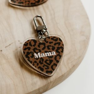 Porte-Clés | MAMA Léopard marron foncé