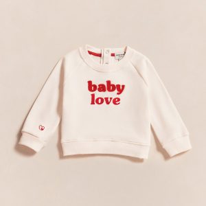 Le sweat brodé Baby love | Enfant