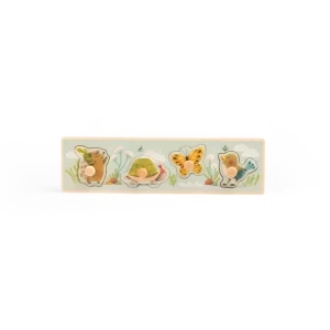 Puzzle encastrable 4 animaux | Trois petits lapins