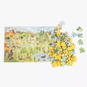 Puzzle la forêt 96 pièces | Les Grands explorateurs
