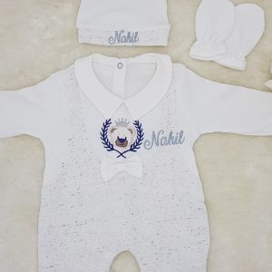 Coffret Pyjama Gris 1,3,6 mois