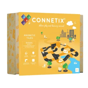 Connetix Tuiles Magnétiques – Roads – Rampes et intersections 16 morceaux