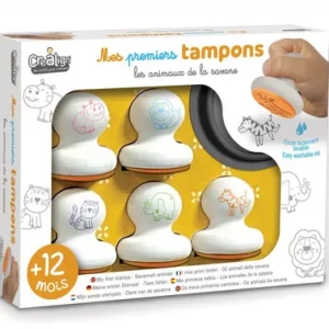 Mes premiers tampons « animaux de la savane »