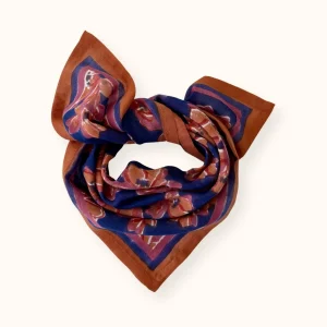 Foulard Manika Dupitta | Violeta navy