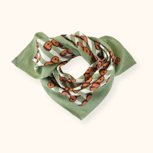 Foulard Manika Pop Corn | Olive