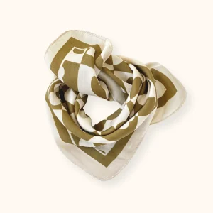 Foulard Vanika Damier | Tobacco