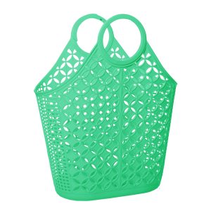Grand panier en plastique vert de Sun Jellies