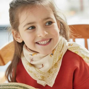 Foulard indien enfant – Teckel écru