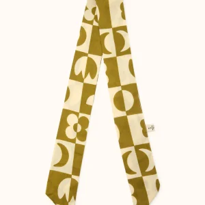 Ruban Nisha Damier | Tobacco