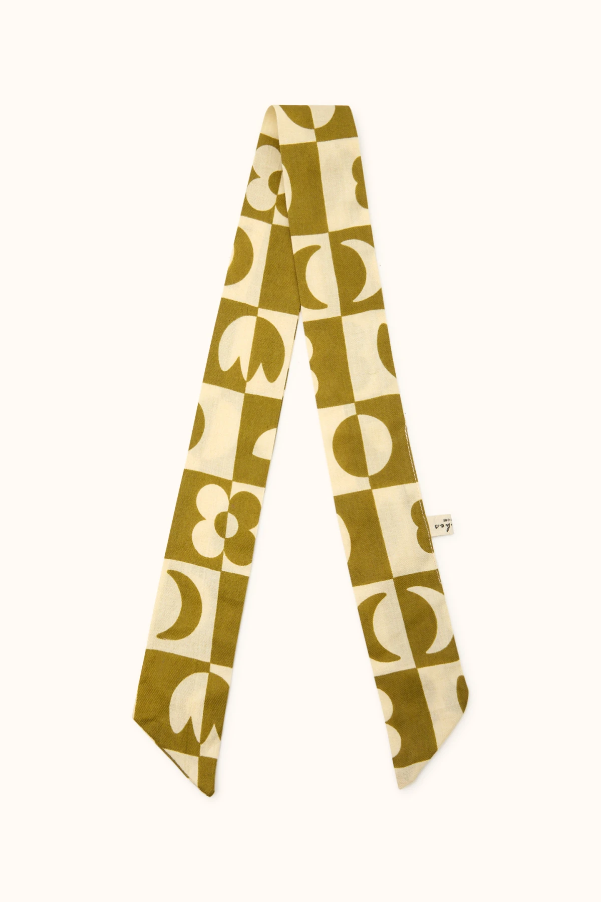 Ruban Nisha Damier | Tobacco